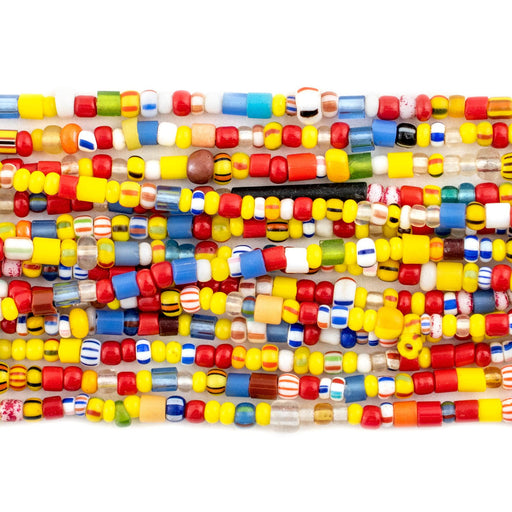 Mixed Small Christmas Beads (Yellow Medley) - The Bead Chest