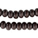Cocoa Brown Abacus Natural Wood Beads (8x12mm) - The Bead Chest