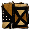 Earthy Bogolan Mali Mud Cloth (Nafolo Design)