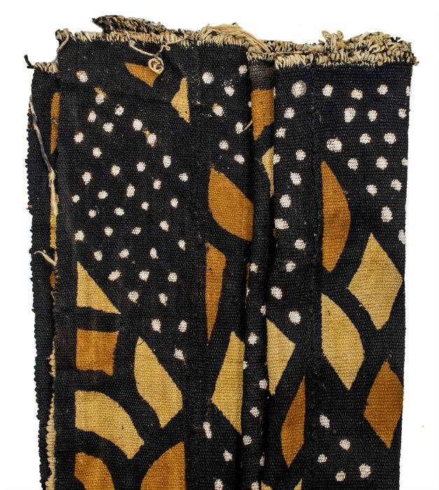 Earthy Bogolan Mali Mud Cloth (Niankolo Design) - The Bead Chest