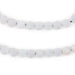 Smooth Pearl Druzy Agate Beads (6mm) - The Bead Chest