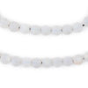 Smooth Pearl Druzy Agate Beads (6mm)