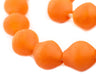 Jumbo Orange Bicone Recycled Glass Beads (25mm) - The Bead Chest