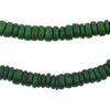 Green Disk Coconut Shell Beads (8mm)