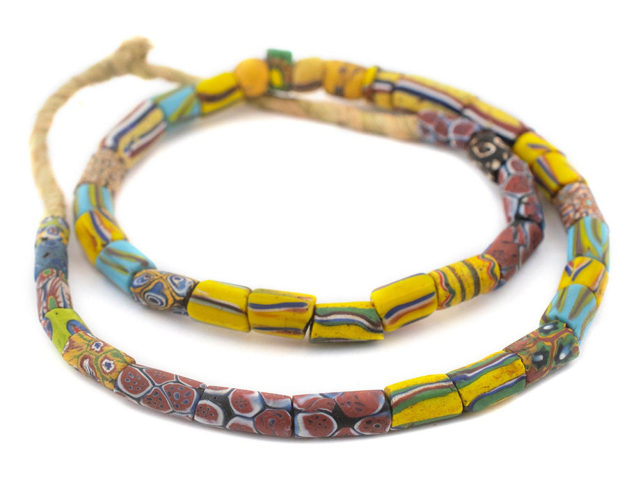 Antique Venetian Millefiori African Trade Beads #11526 - The Bead Chest