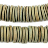 Army Green Disk Coconut Shell Beads (20mm)