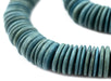 Light Blue Disk Coconut Shell Beads (20mm) - The Bead Chest