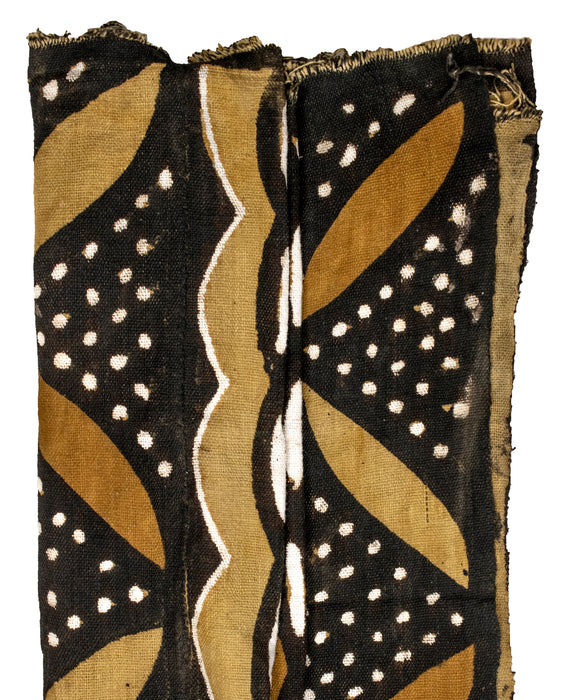 Earthy Bogolan Mali Mud Cloth (Bedene Design) - The Bead Chest