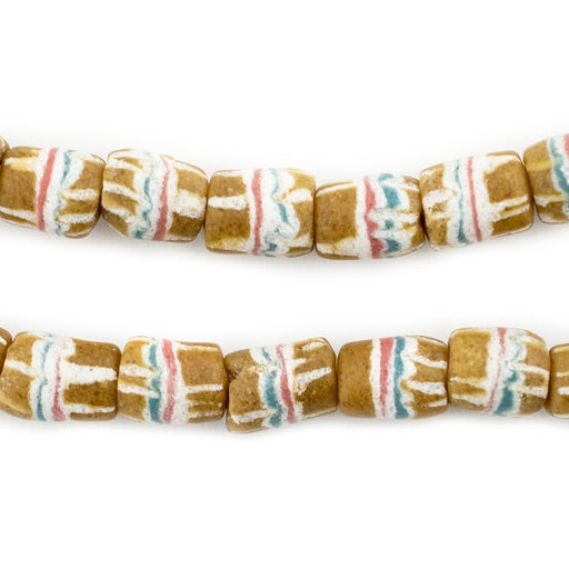 Brown Strawstack Beads (9mm) - The Bead Chest