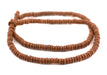 Light Brown Disk Coconut Shell Beads (8mm) - The Bead Chest