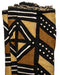 Earthy Bogolan Mali Mud Cloth (Farafan Design) - The Bead Chest
