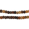 Tinted Grey Round Horn Beads (6mm)