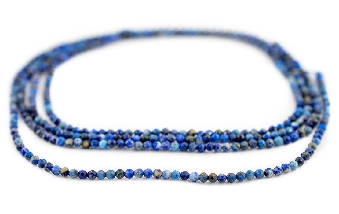 Faceted Lapis Lazuli Beads (2mm) - The Bead Chest