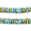 Sun & Water Fused Rondelle Recycled Glass Beads (11mm)