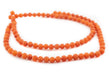 Matte Round Papaya Orange Aventurine Beads (8mm) - The Bead Chest