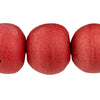 Super Jumbo Opaque Red Recycled Glass Beads (28mm)