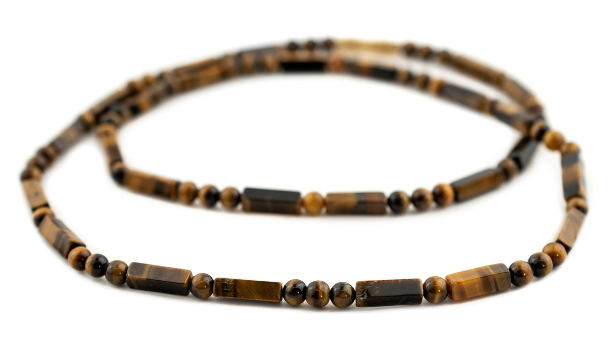 Mixed Shape Tiger Eye Beads - The Bead Chest