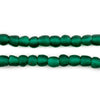 Emerald Green Recycled Glass Beads (7mm)