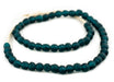 Alpine Teal Recycled Glass Beads (9mm) - The Bead Chest