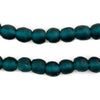 Alpine Teal Recycled Glass Beads (9mm)