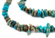 Blue Aqua Sea Sediment Jasper Chip Beads - The Bead Chest