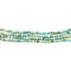 Faceted Round Turquoise Beads (2.5mm)