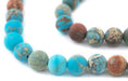 Matte Turquoise Sea Sediment Jasper Beads (10mm) - The Bead Chest