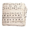 White Bogolan Mali Mud Cloth (Medley Design)