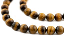 Round Tiger Eye Beads (12mm) - The Bead Chest