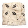 White Bogolan Mali Mud Cloth (Jumbo Cowrie Design)