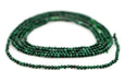Faceted Round Malachite Beads (2mm) - The Bead Chest
