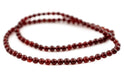 Caramel Round Carnelian Beads (4mm) - The Bead Chest