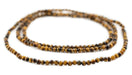 Round Tiger Eye Beads (4mm, 36 Inch Strand) - The Bead Chest