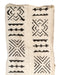 White Bogolan Mali Mud Cloth (Target Design) - The Bead Chest