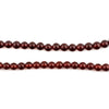 Caramel Round Carnelian Beads (4mm)