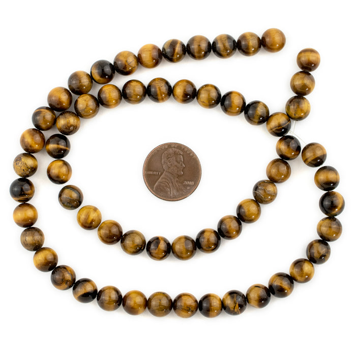 Round Tiger Eye Beads (8mm) - The Bead Chest