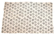 White Bogolan Mali Mud Cloth (Radar Design) - The Bead Chest
