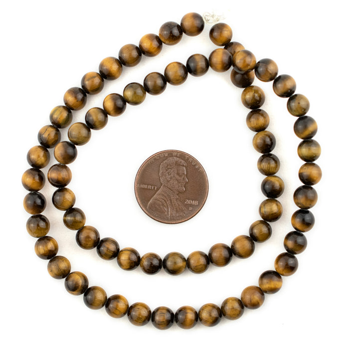 Round Tiger Eye Beads (6mm) - The Bead Chest