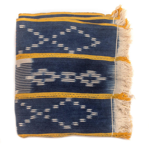 West African Bondoukou Indigo Cloth #10781 - The Bead Chest