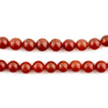 Caramel Round Carnelian Beads (6mm)