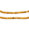 Gold Round Tiger Eye Beads (4mm)