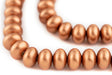 Copper Abacus Natural Wood Beads (10x15mm) - The Bead Chest
