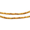 Gold Round Tiger Eye Beads (3mm)