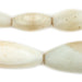 Old Nigerian White Agate Beads (11-28mm) #12849 - The Bead Chest