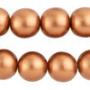 Copper Round Natural Wood Beads (20mm)