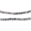 Matte Grey Picasso Jasper Beads (4mm)