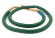 Green Vintage Czech Interlocking Snake Beads (9mm) - The Bead Chest