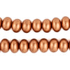 Copper Abacus Natural Wood Beads (8x12mm)