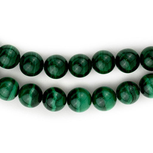 Round Malachite Beads (10mm) - The Bead Chest
