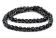 Black & White Venetian-Style Skunk Beads (10mm) - The Bead Chest